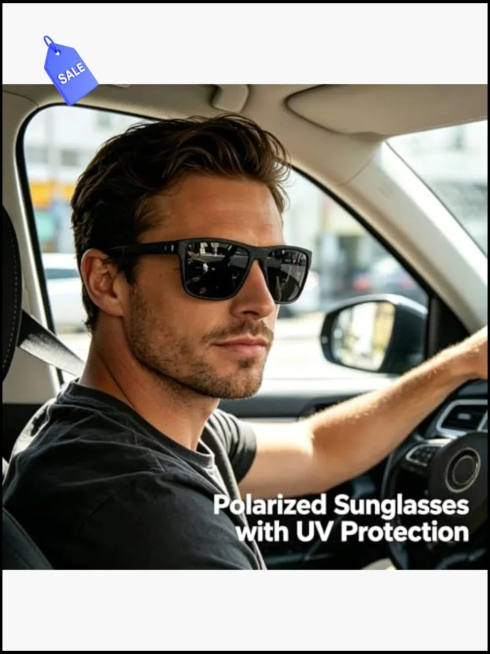 3 Pack Polarized Sports Sunglasses UV Protection Driving Fishing Golf Men